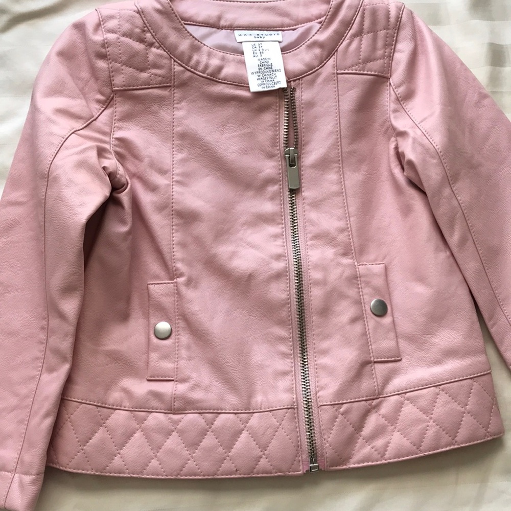 Girls leather jacket size 2T